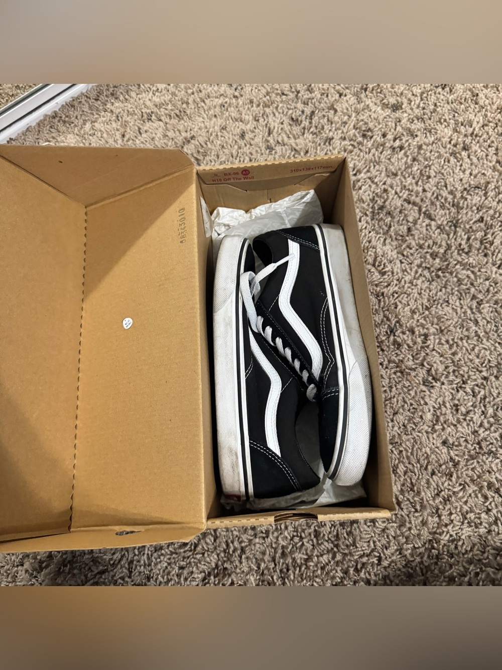 Black & White Old Skool Vans - Picture 10 of 10